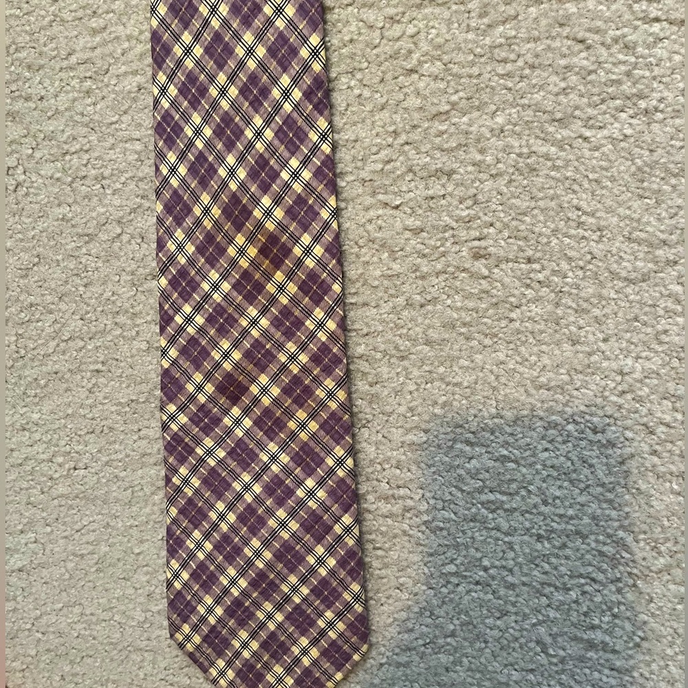 J Crew hand made purple tie